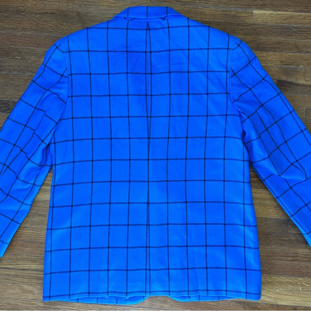 Pendleton Blue Windowpane Blazer Jacket - Picture 11 of 13